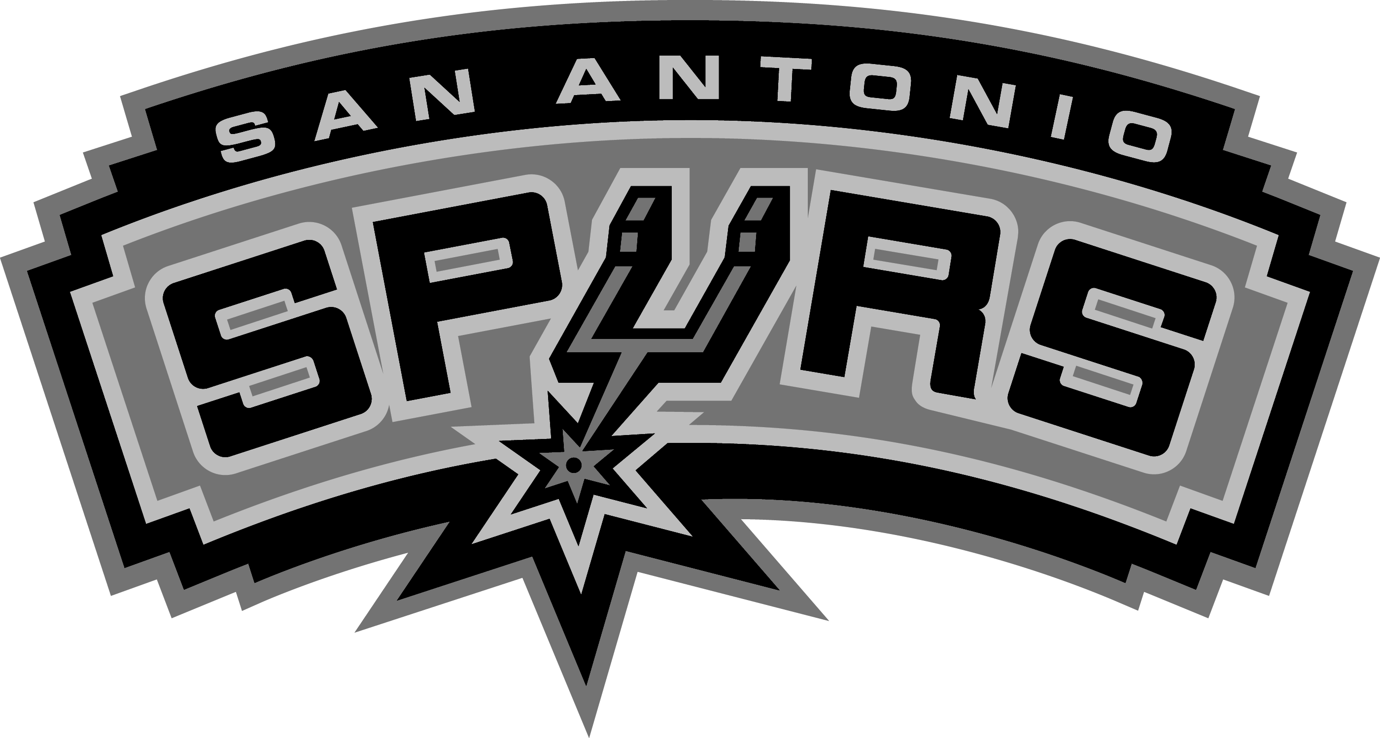 Spurs Logo Vector Spurs Logo Spurs Logo Png - San Antonio Spurs Logo 2017 (2800x1498), Png Download