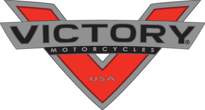 Victory Motorcycles Three Color Logo - Victory Motorcycles Logo (696x375), Png Download