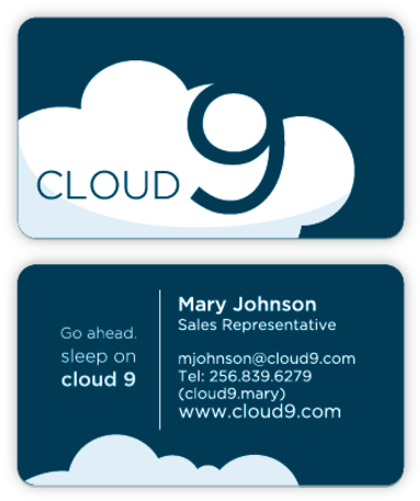 Cloud9 - Cloud 9 Business Card (700x457), Png Download