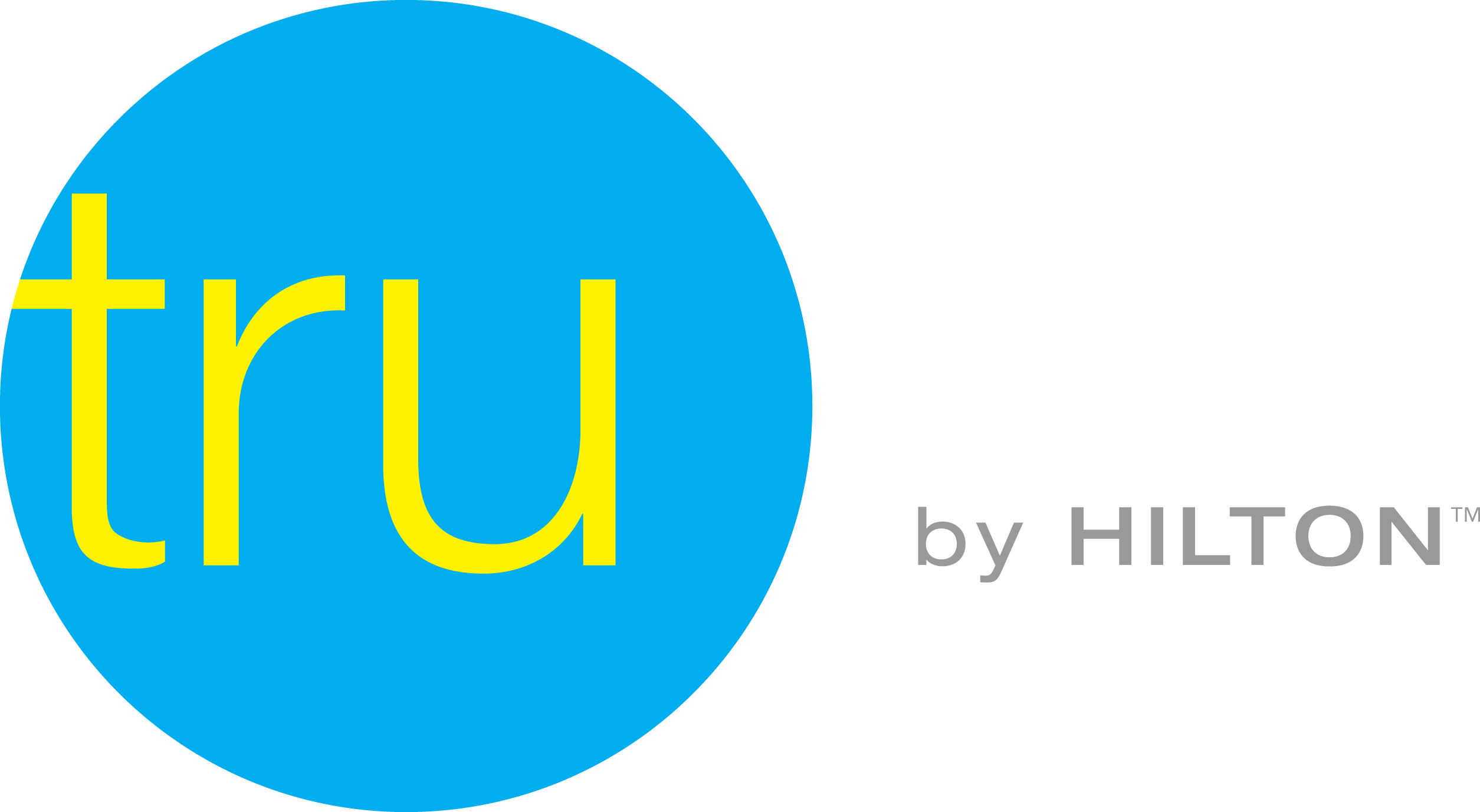 Tru By Hilton Logo (2509x1377), Png Download