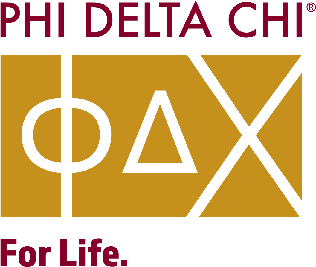 Phideltachi Logo Gold Tagline La - Phi Delta Chi Letter (1309x1184), Png Download