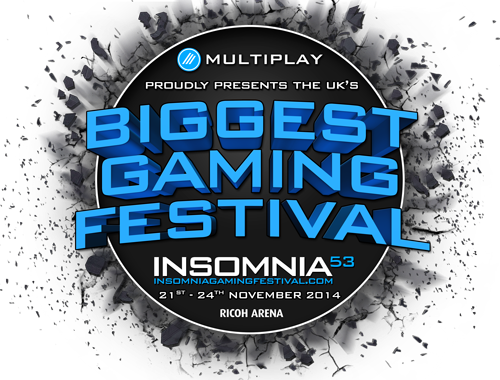 Gaming Festival Logo Uk (500x380), Png Download