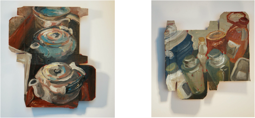 Oil On Cardboard - Earthenware (824x380), Png Download