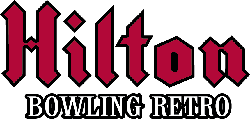 Hilton-retro - Hilton Bowling Retro Logo (859x409), Png Download