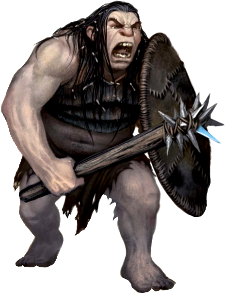 Giant Creatures Transparent Png - Giant With Club (720x740), Png Download