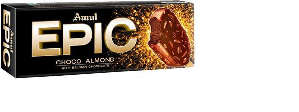 Amul Epic Ice Cream Png (747x446), Png Download