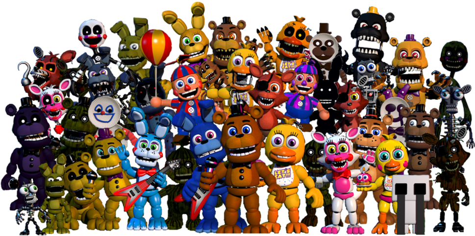 Fnaf World Yellow png download - 600*900 - Free Transparent FNaF