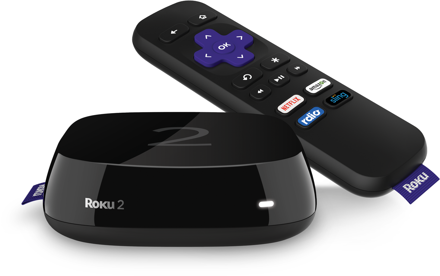 Roku 2 Front Us - Roku 2 - 1080p - Wi-fi (2000x1167), Png Download