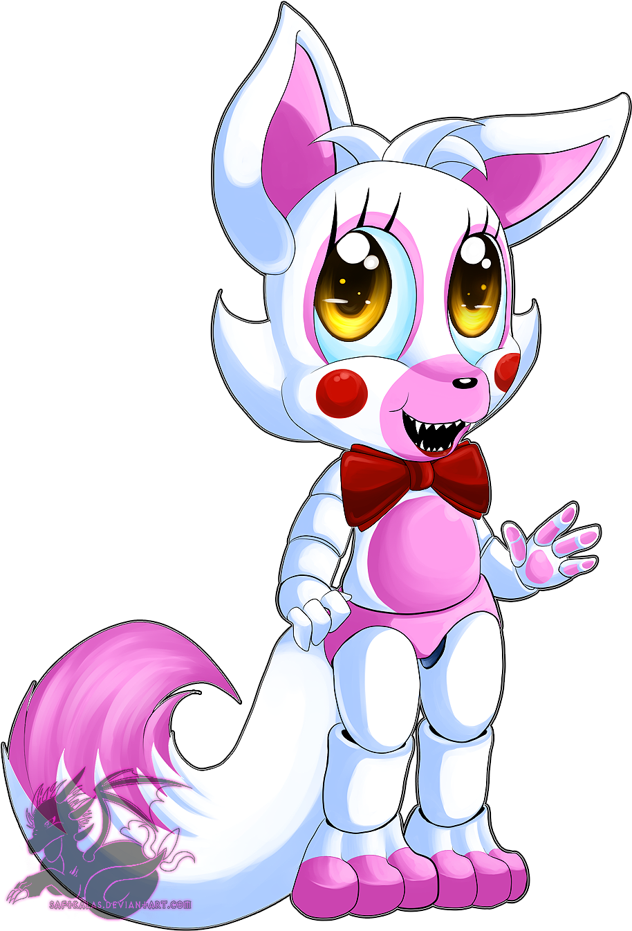 Fnaf World Mangle - Mangle Fnaf World (928x1355), Png Download