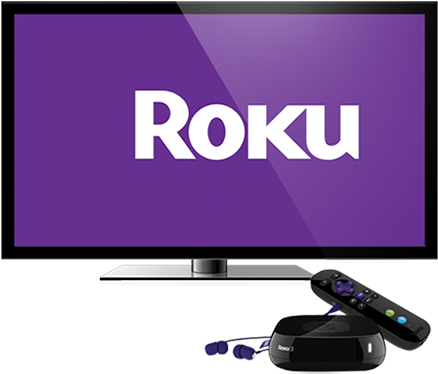Roku Tv Png - Roku 4230r Streaming Media Player With Voice Search (437x380), Png Download