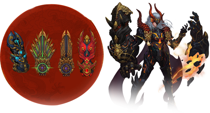Weapon Introduction - Conquer Online Epic Warrior (694x376), Png Download