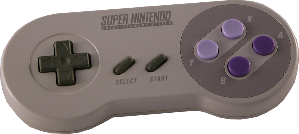 Nintendo Controller Png - Super Nintendo Controller Png (1024x459), Png Download