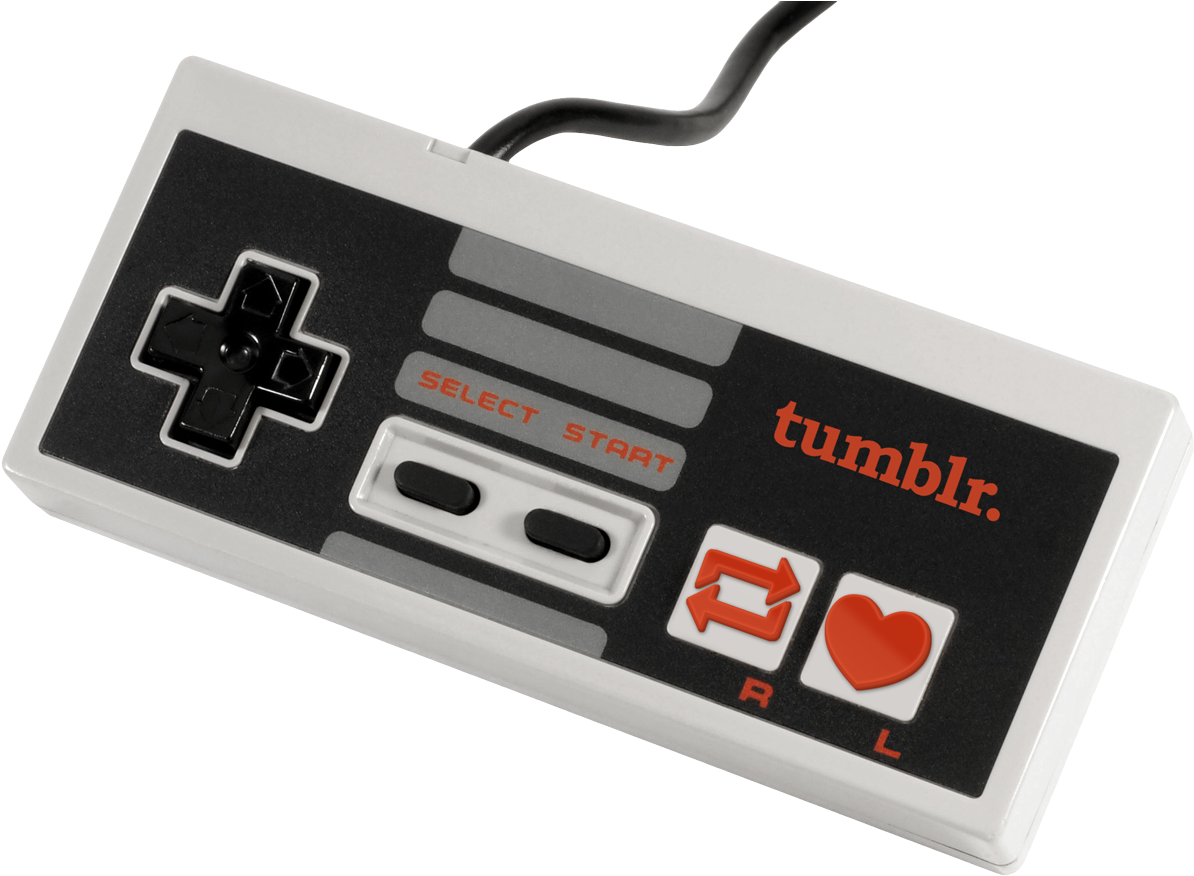 Tumblr Gamepad - Nes Controller (1280x931), Png Download