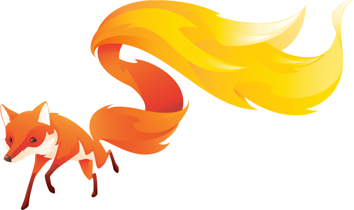 Use On Your Powerpoints Firefox 203kb - Mozilla Firefox Fox Png (1184x704), Png Download