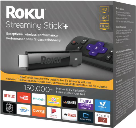 The Channels Download Pretty Quickly - Roku Streaming Stick+ 4k-new (790x467), Png Download