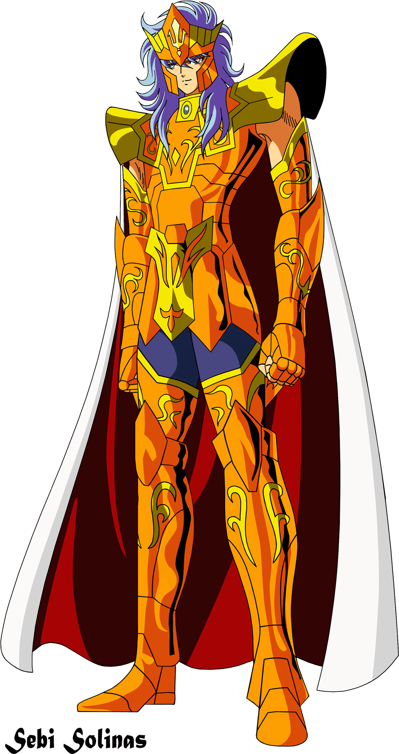 Poseidon Julian Solo By Hadesama01-d5yniq8 - Poseidon Saint Seiya Render (1430x2522), Png Download