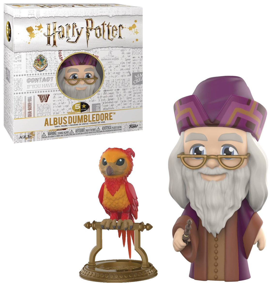 Funko 5 Star Harry Potter Dumbledore Vinyl Figure Mushyhead - Dumbledore 5 Star (1200x1200), Png Download