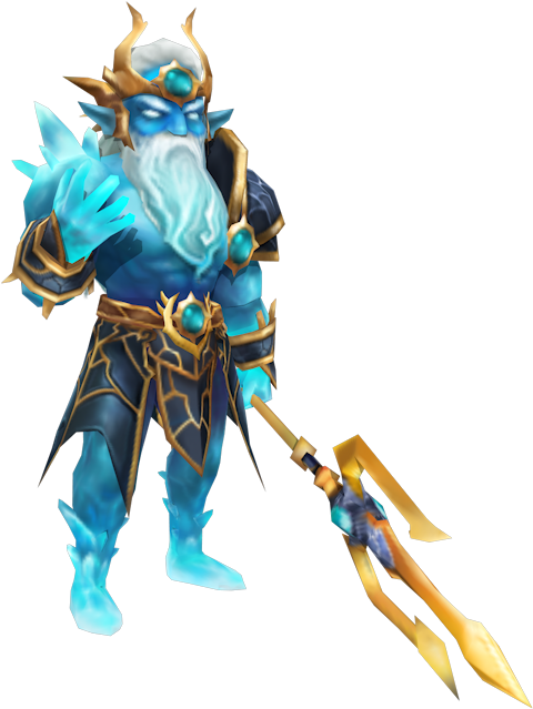 Download Zip Archive - Summoners War Poseidon (750x650), Png Download