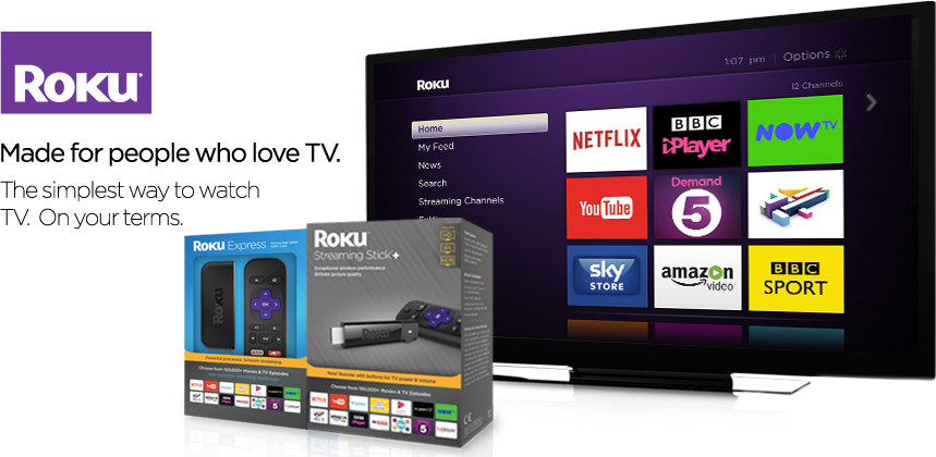 Shs - Roku-express - Roku Streaming Stick - 1080p - Wi-fi - Purple (859x420), Png Download