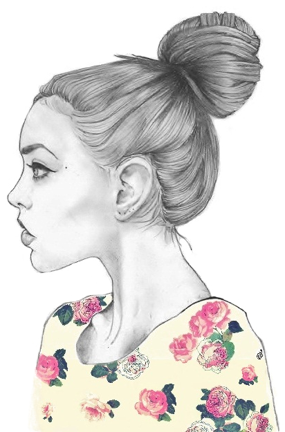 Clip Art Royalty Free Painting Sketch Fashion Color - Kako Nacrtati Lice Zene (678x778), Png Download
