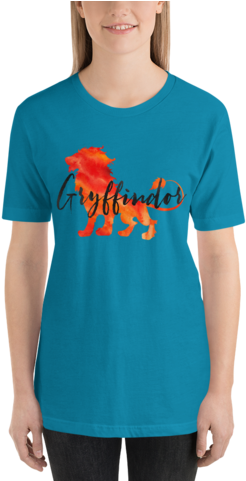 Gryffindor Hogwarts House Pride Unisex Short Sleeved - Shirt (480x480), Png Download
