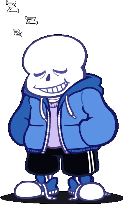 Download File History Undertale Sans Sleeping Png Image With No Background Pngkey Com