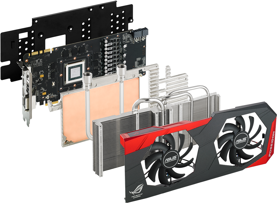 Asus Rog Poseidon Platinum Gtx 980 (970x690), Png Download