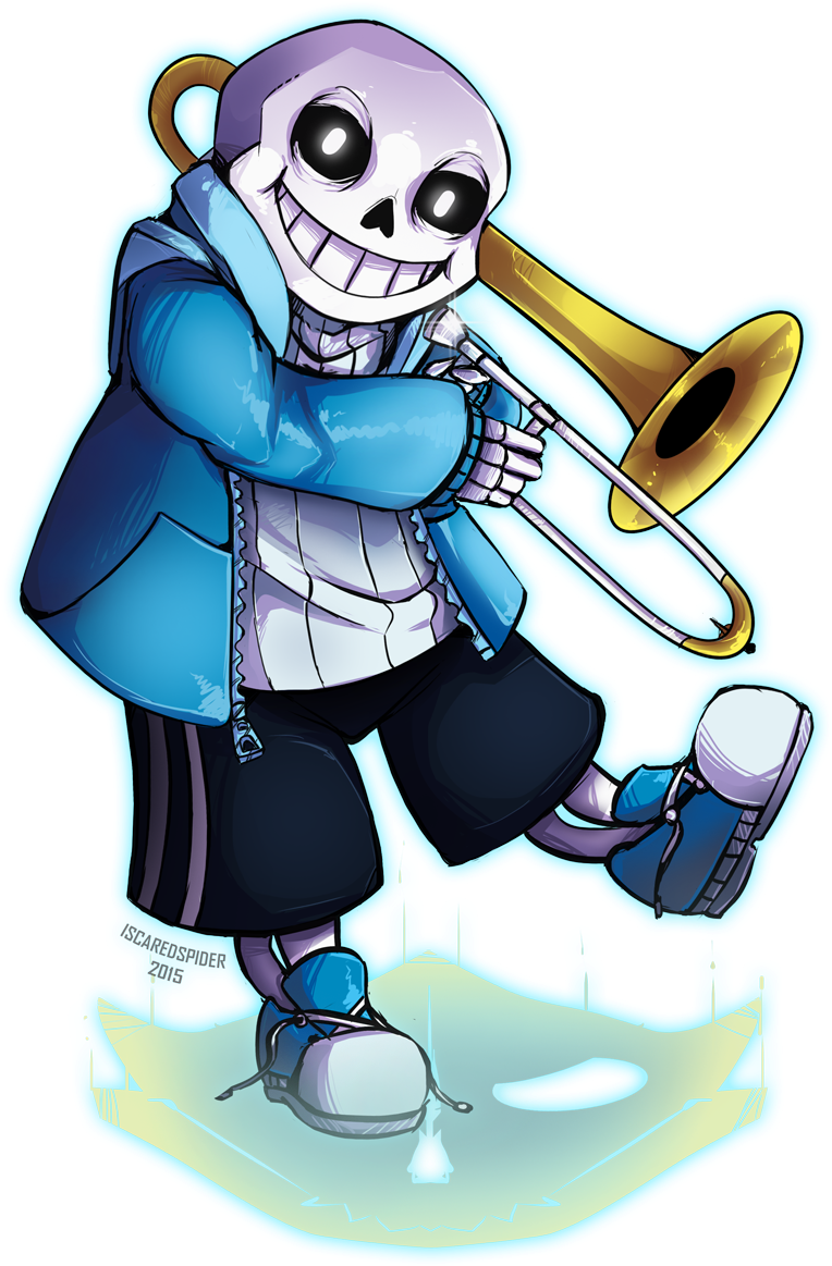 Graphic Royalty Free Stock The By Iscaredspider On - Undertale Sans The Skeleton (905x1280), Png Download