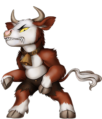 Mad Moo - Cartoon (431x400), Png Download