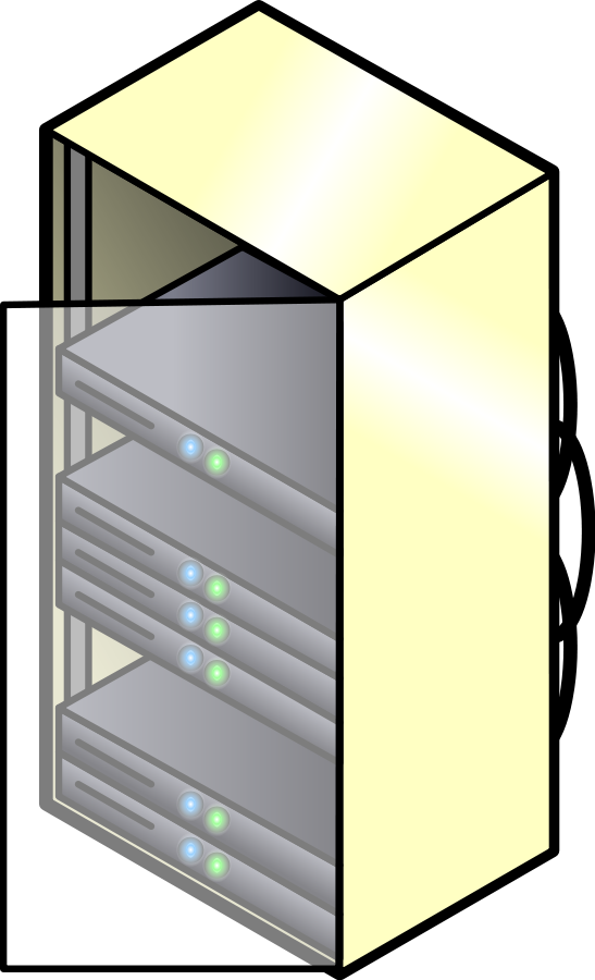 This Free Clipart Png Design Of Servers Clipart Has (547x900), Png Download