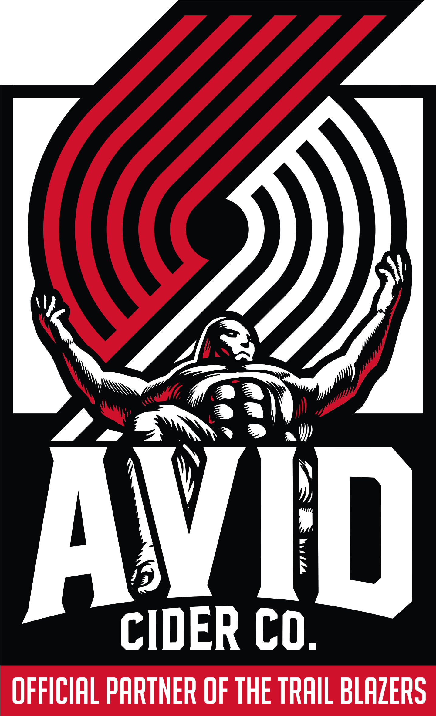 Avidcider Logo1 - Portland Trail Blazers Logo 2018 (1750x2800), Png Download