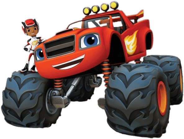 Aj On Blaze - Blaze And The Monster Machines Clipart (700x467), Png Download