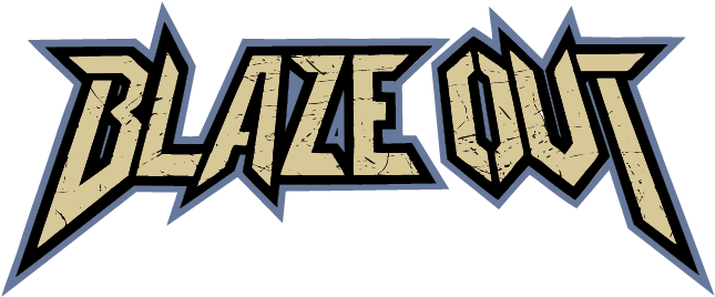 Blaze Out Logo - Blaze Out (644x287), Png Download