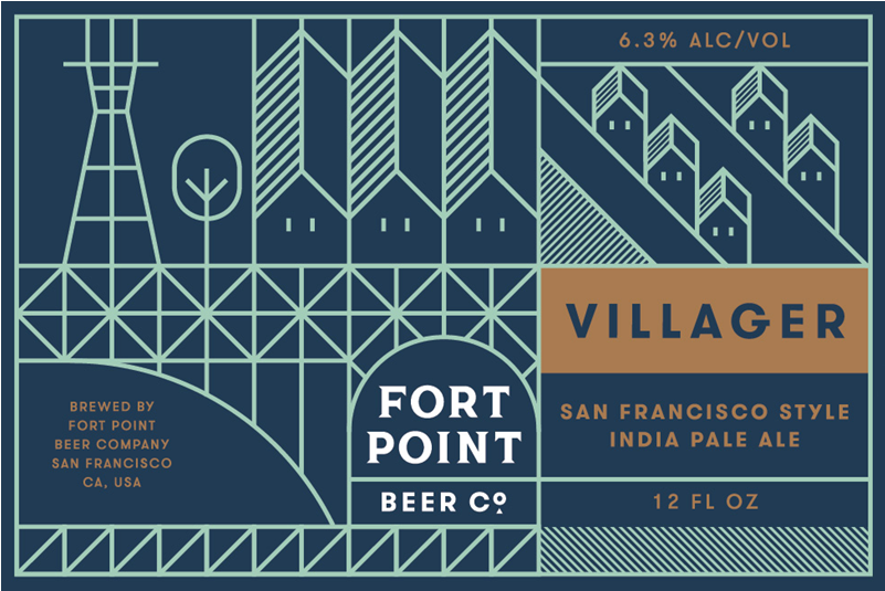 Fort Point Beer Company - Fort Point Beer Co. Villager Ipa (800x800), Png Download