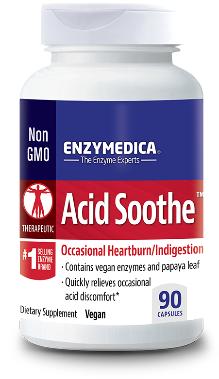 Acid Soothe™ - Enzymedica Allerase 60 Caps (537x864), Png Download