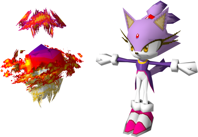 Download Zip Archive - Blaze The Cat Toys (750x650), Png Download