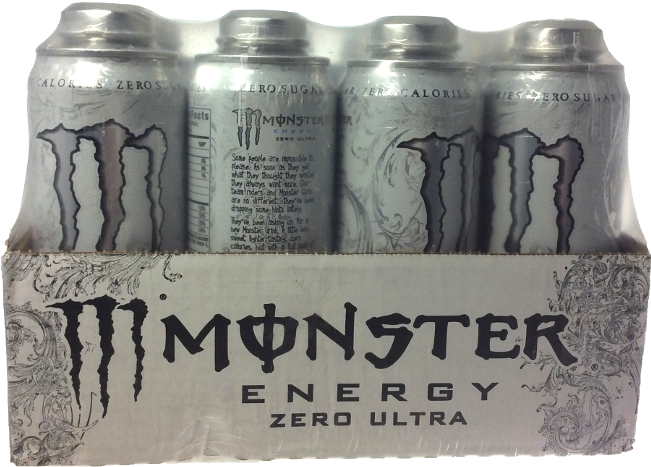 Skip To The Beginning Of The Images Gallery - Monster Energy Drink, Zero Ultra - 24 Pack, 16 Fl Oz (700x700), Png Download