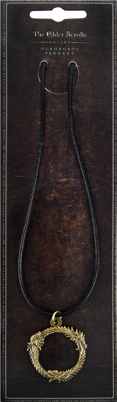 The Elder Scrolls Online Necklace Ouroboros - Elder Scrolls Online - Ouroboros Pendant Necklace (1500x1500), Png Download