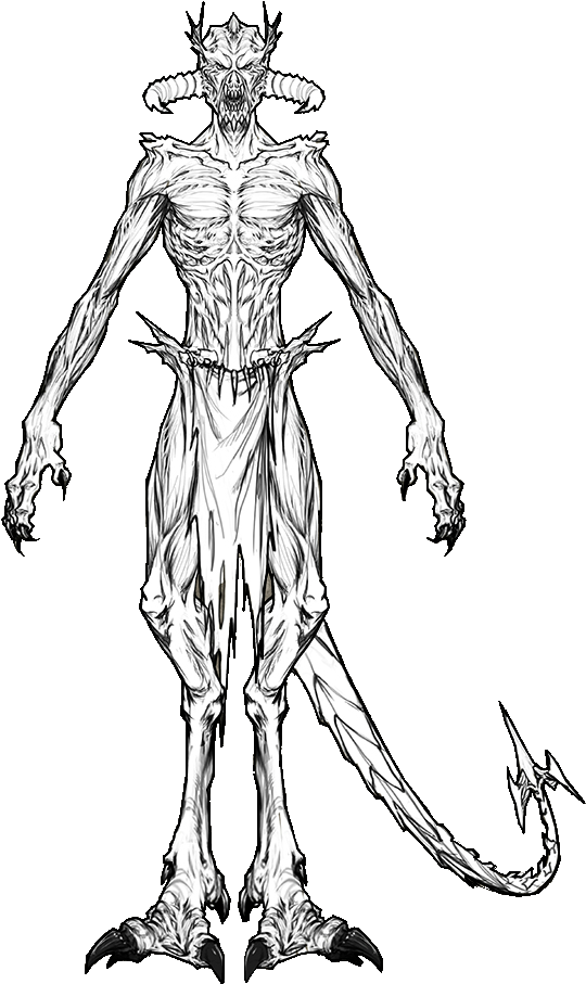 Molag Bal Elder Scrolls - Sketch (606x914), Png Download