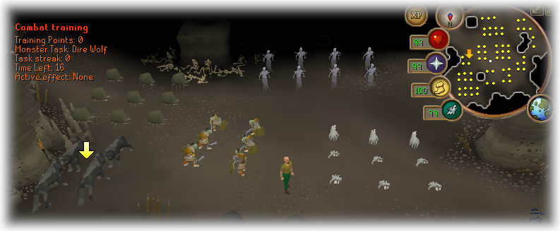 All The Monsters Inside This Training Area Will Drop - Riki The Sculptor's Model (793x327), Png Download