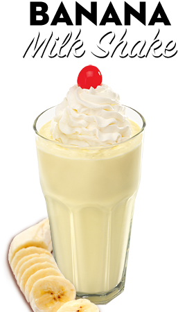 Steak N Shake Banana Shake (435x464), Png Download