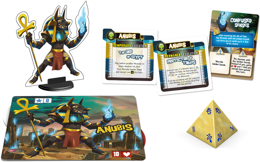 Anubis Monster Pack Giveaway - King Of Tokyo Monster Pack (900x554), Png Download