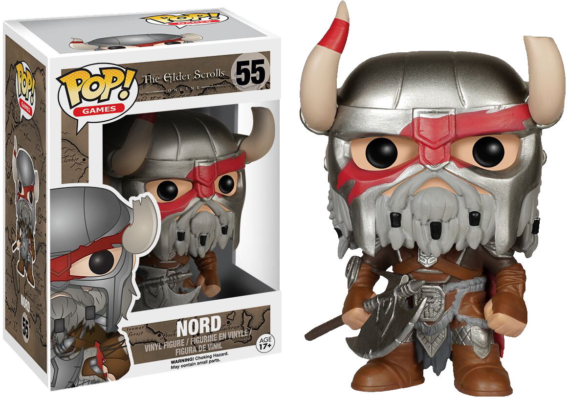Nord Pop Vinyl - Funko Pop Skyrim (1162x816), Png Download