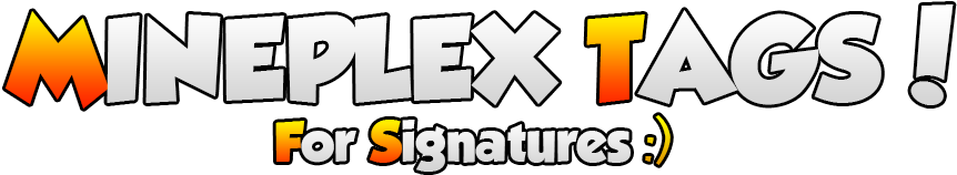Free Mineplex Tags For Signatures New - Aguas Frescas (900x200), Png Download