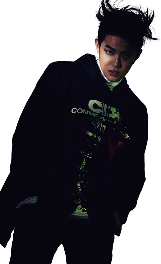 #exo #exo Monster #you Can Call Me Monster #k-pop #kpop - Exo Monster Suho (548x849), Png Download