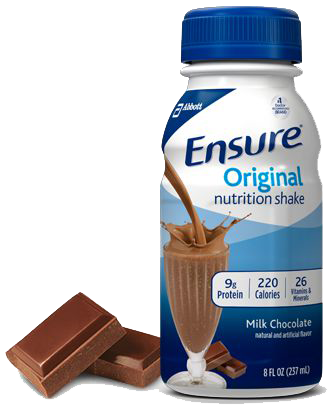 Ensure Original Nutrition Shake - Ensure Milk Chocolate (328x405), Png Download