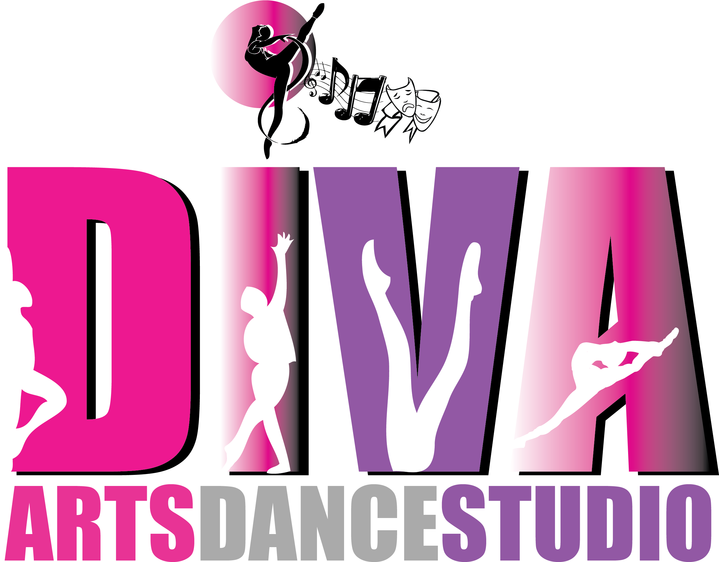 Diva Arts Dance Studio - Dance Diva (2467x2030), Png Download