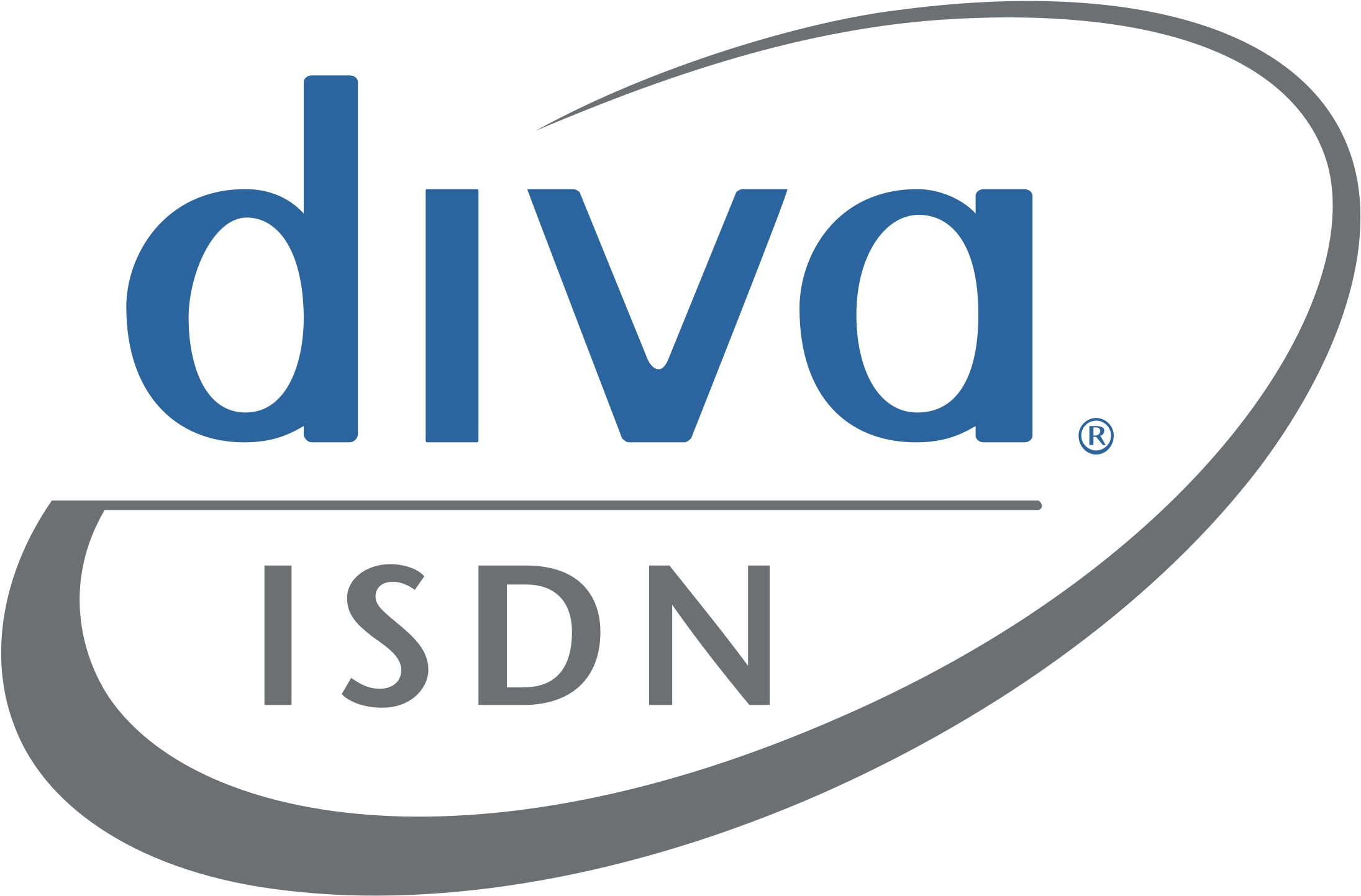 Diva Logo Png Transparent - Isdn (2400x2400), Png Download