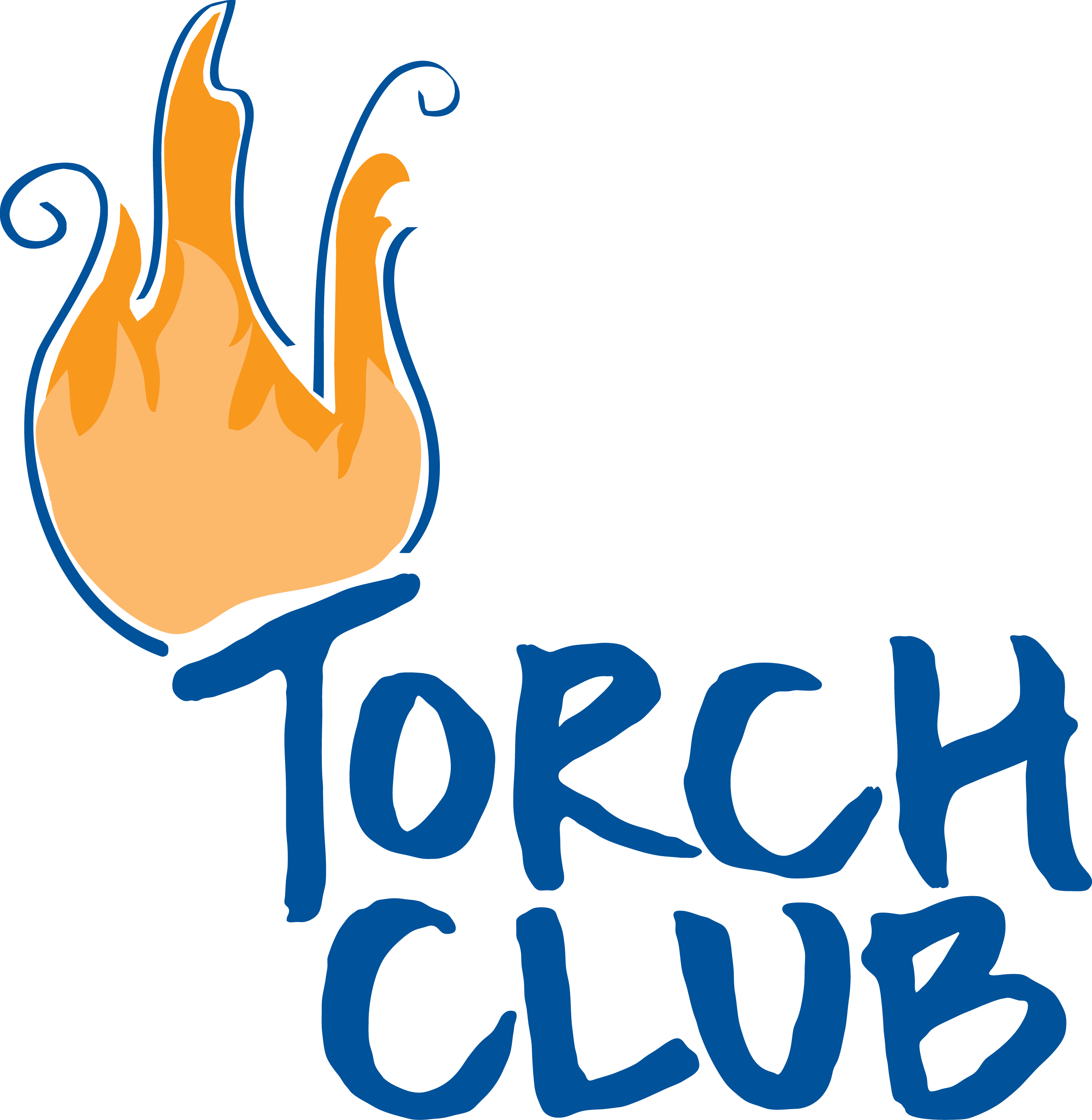 Torch Club Clr - Boys And Girls Club Torch Club (2701x2772), Png Download