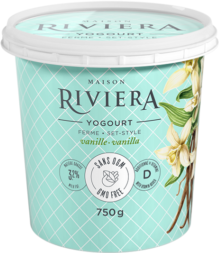 Maison Riviera Vanilla Non Gmo Set Style Yogourt 750 - Yogurt (1024x683), Png Download